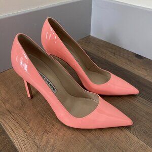 MANOLO BLAHNIK BB CORAL PATENT LEATHER PUMP Heels